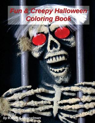 Book cover for Fun & Creepy Halloween Coloring Book
