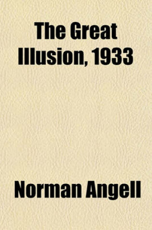 Cover of The Great Illusion, 1933