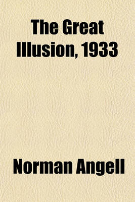 Book cover for The Great Illusion, 1933