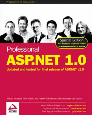 Book cover for Professional ASP.NET 1.0