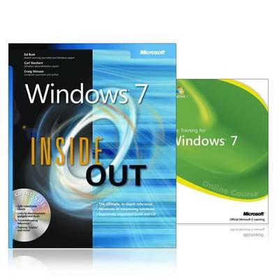 Book cover for Windows 7 Inside Out Book and Online Course Bundle