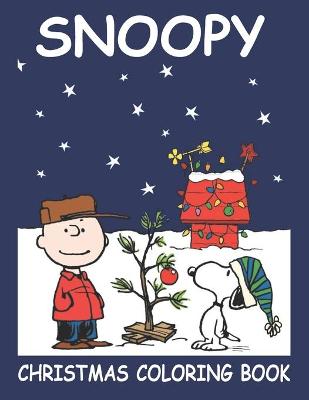 Book cover for Snoopy Christmas Coloring Book