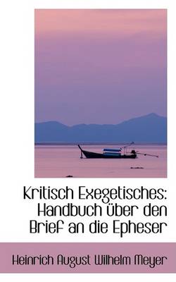 Book cover for Kritisch Exegetisches