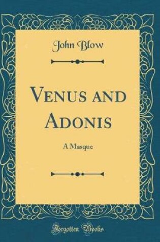 Cover of Venus and Adonis