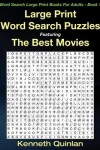 Book cover for Large Print Word Search Puzzles Featuring The Best Movies