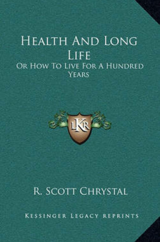 Cover of Health and Long Life