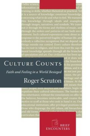 Cover of Culture Counts: Faith and Feeling in a World Besieged