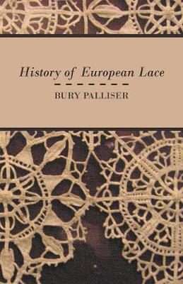 Book cover for History of European Lace