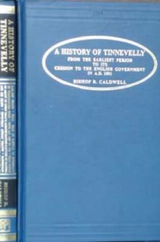 Cover of History of Tinnevelly