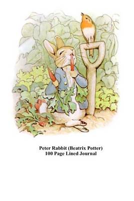 Book cover for Peter Rabbit (Beatrix Potter) 100 Page Lined Journal