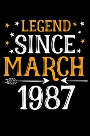 Cover of Legend since march 1987