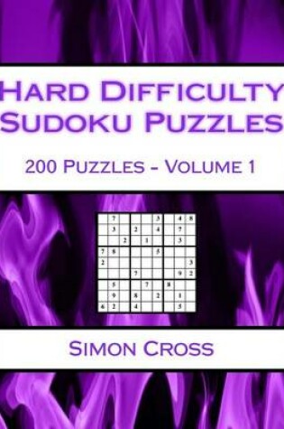 Cover of Hard Difficulty Sudoku Puzzles Volume 1