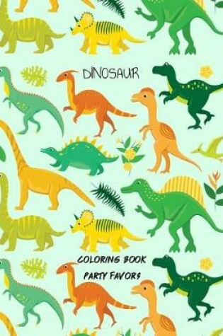 Cover of Dinosaur Coloring Book Party Favors