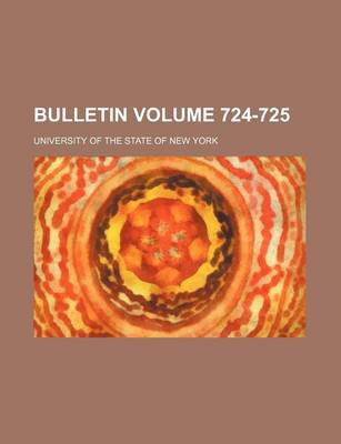Book cover for Bulletin Volume 724-725