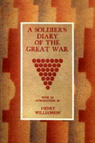 Cover of Soldier's Diary of the Great War