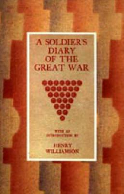 Book cover for Soldier's Diary of the Great War
