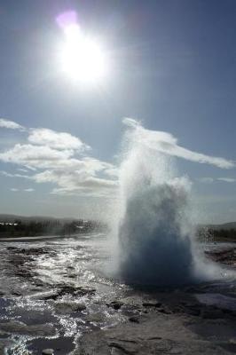 Book cover for Strokkur Geyser in Iceland Going Off Journal