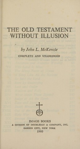 Book cover for The Old Testament Without Illusion