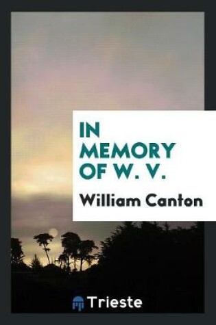 Cover of In Memory of W. V.