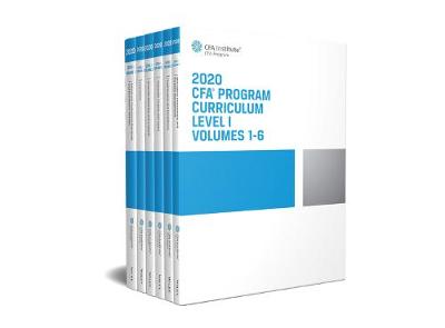 Cover of CFA Program Curriculum 2020 Level I Volumes 1–6 Box Set