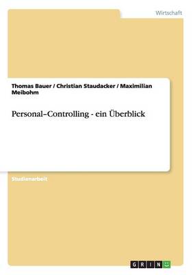 Book cover for Personal-Controlling - ein UEberblick