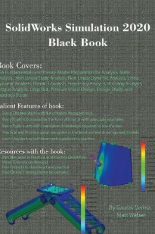 Cover of SolidWorks Simulation 2020 Black Book