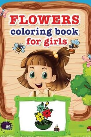 Cover of Flowers coloring book