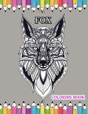 Book cover for Fox Coloring Book