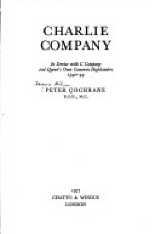 Cover of Charlie Company