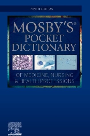 Cover of Mosby's Pocket Dictionary of Medicine, Nursing & Health Professions - E-Book