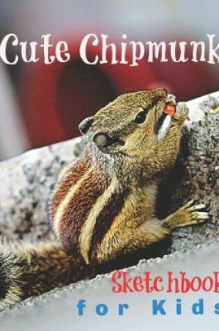 Cover of Cute Chipmunk Sketchbook for Kids