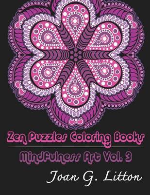 Book cover for Zen Puzzles Coloring Books Mindfulness Vol. 3
