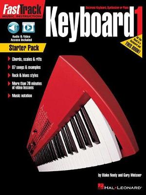 Book cover for Fasttrack Keyboard - Book 1 Starter Pack