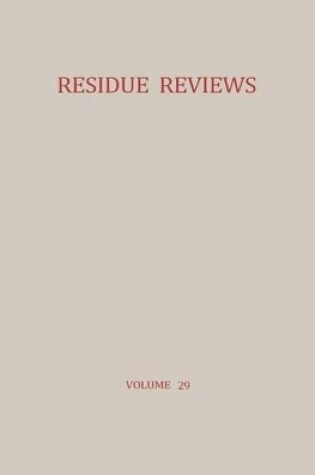 Cover of Decontamination of Pesticide Residues in the Environment