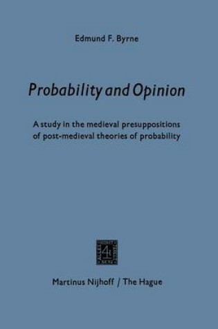 Cover of Probability and opinion