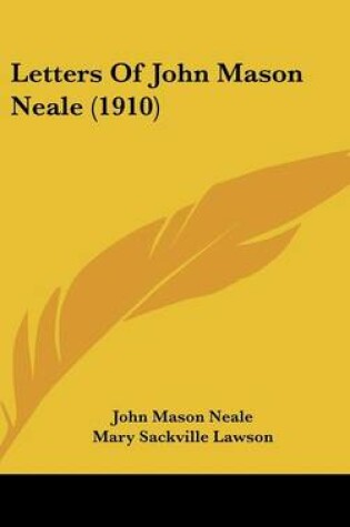 Cover of Letters of John Mason Neale (1910)