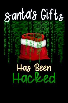 Book cover for Santa's gifts has been hacked