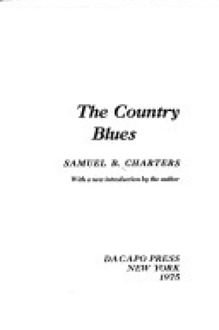 Cover of The Country Blues