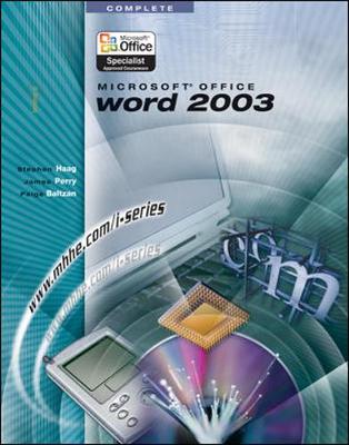 Book cover for I-Series: Microsoft Office Word 2003 Complete