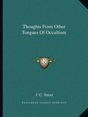 Book cover for Thoughts from Other Tongues of Occultism