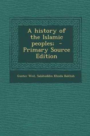 Cover of A History of the Islamic Peoples;