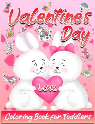 Book cover for Valentine's Day Coloring Book for Toddlers