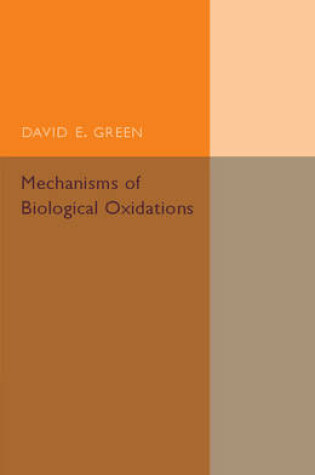 Cover of Mechanisms of Biological Oxidations