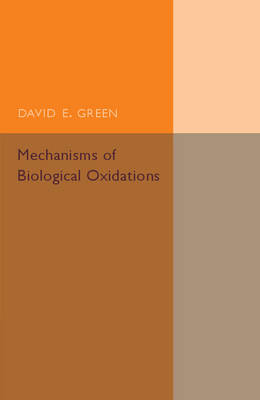 Book cover for Mechanisms of Biological Oxidations