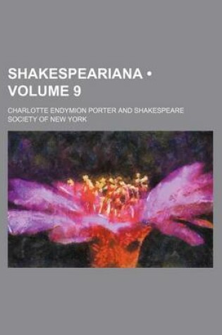 Cover of Shakespeariana (Volume 9)