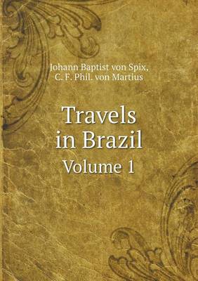 Book cover for Travels in Brazil Volume 1