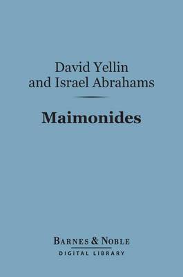 Book cover for Maimonides (Barnes & Noble Digital Library)