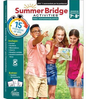 Book cover for Summer Bridge Activities Spanish 7-8, Grades 7 - 8