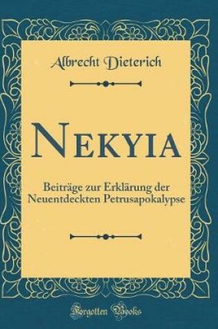 Cover of Nekyia