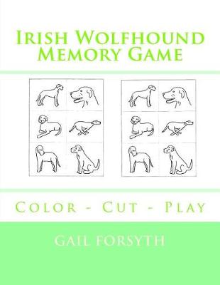 Book cover for Irish Wolfhound Memory Game